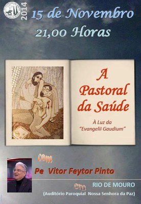 Cartaz A pastoral da saude Rio de Mouro 2014 Cartaz A pastoral da saude Rio de Mouro 2014
