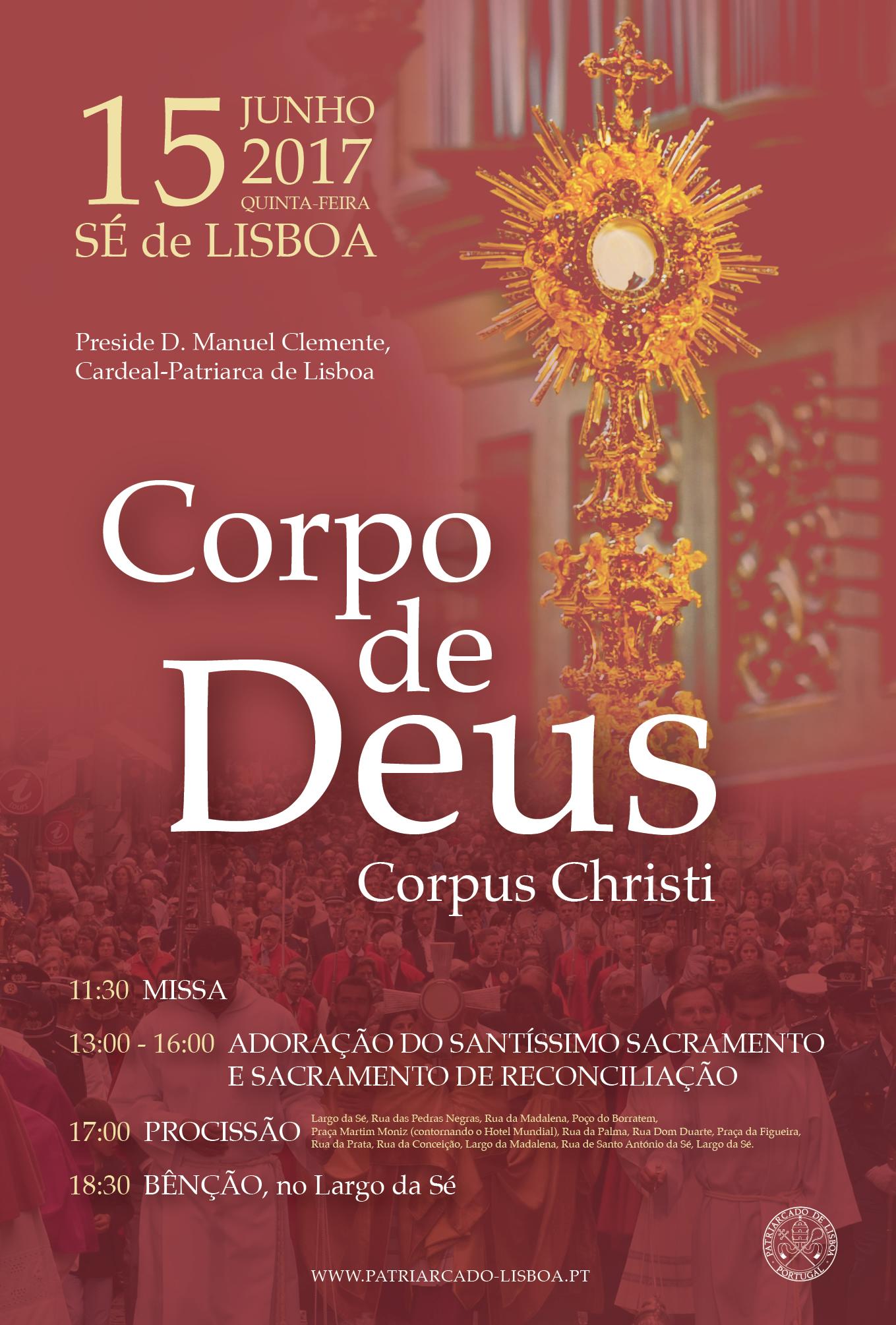 CARTAZ Corpo de Deus 2017