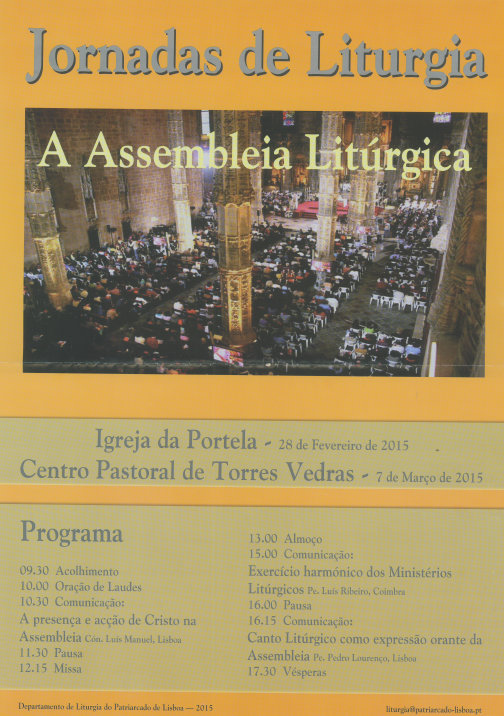 Cartaz Jornadas de Liturgia
