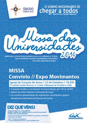 CARTAZ   missa das universidades