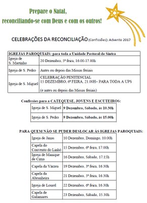 Confissões Natal 2017