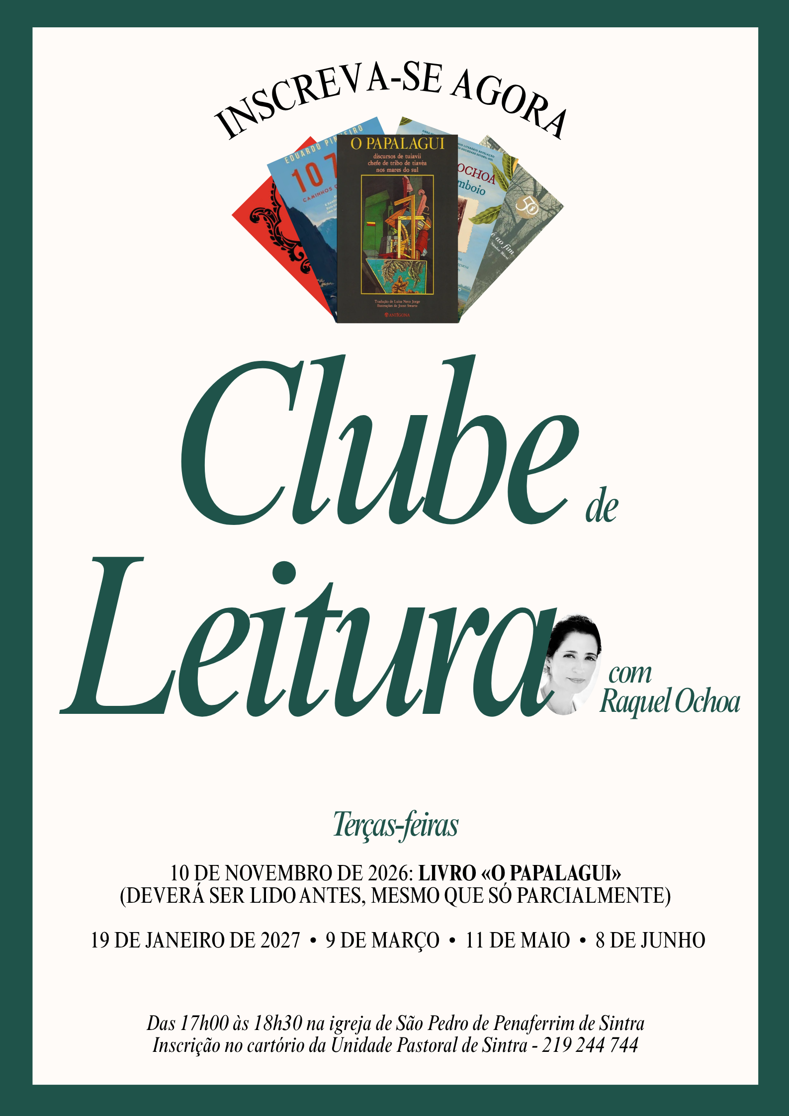 Clube de Leitura com Raquel Ochoa