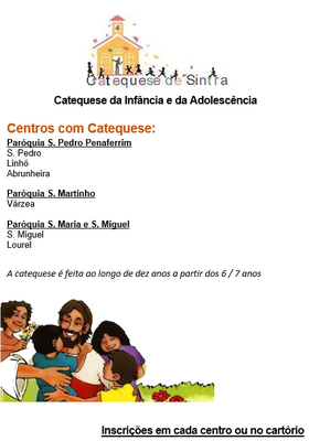 cartazinscricoescatequese