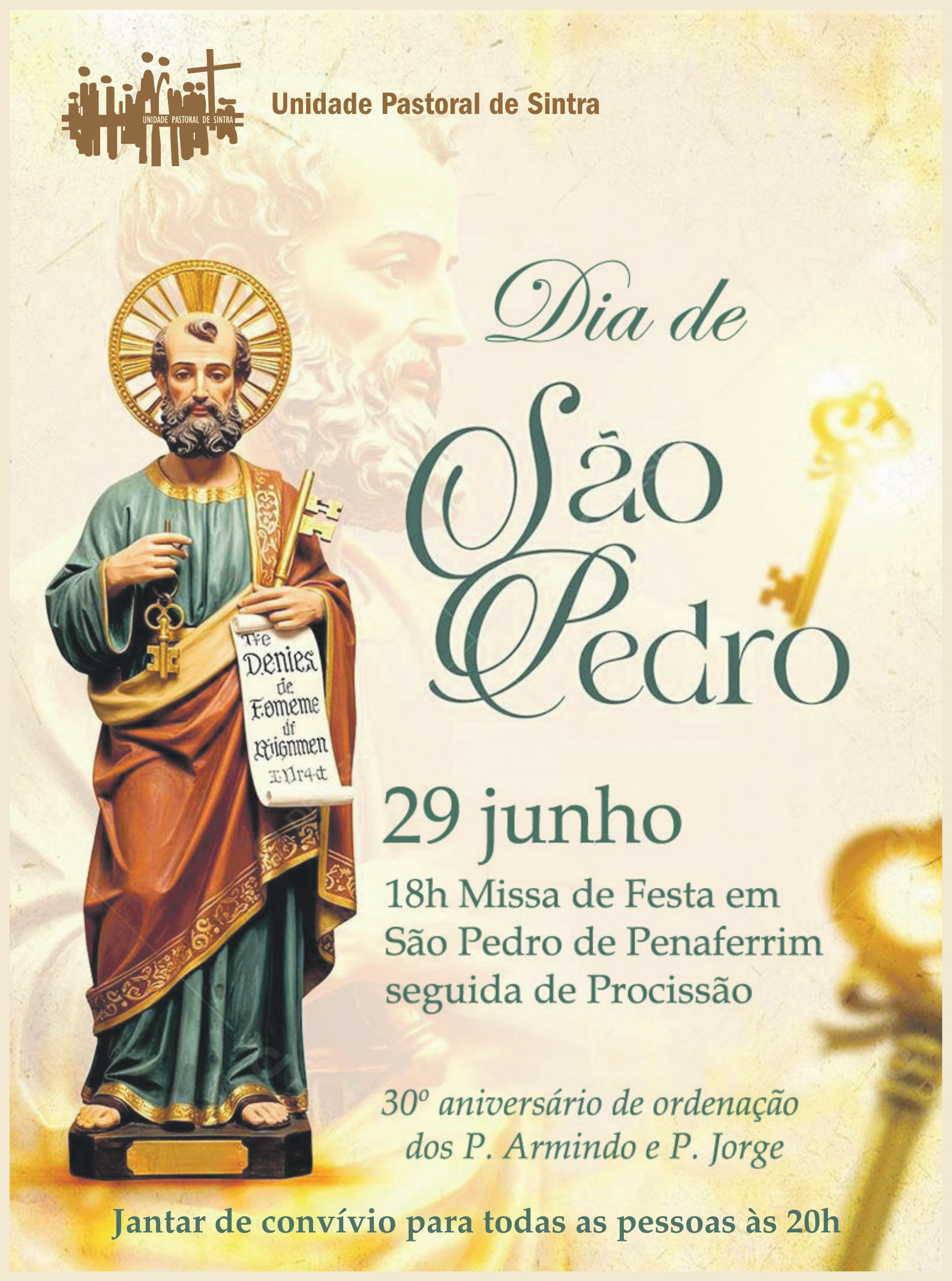 Poster Dia de São Pedro 2026